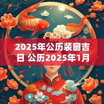 2025年公历装窗吉日 公历2025年1月装修吉日吉时