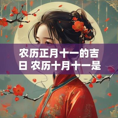 农历正月十一的吉日 农历十月十一是吉日