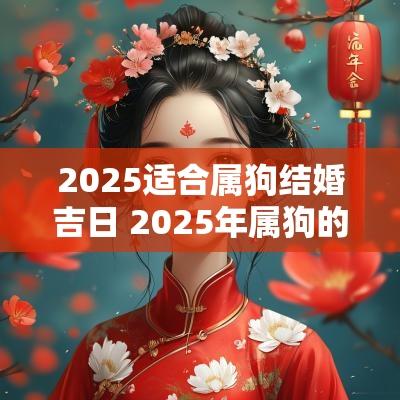2025适合属狗结婚吉日 2025年属狗的结婚吉日是什么