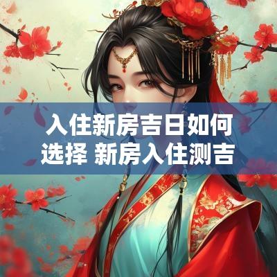 入住新房吉日如何选择 新房入住测吉日方法