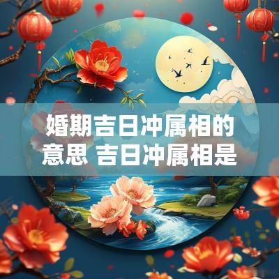 婚期吉日冲属相的意思 吉日冲属相是什么意思