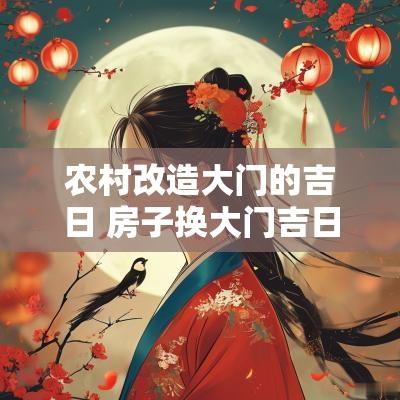 农村改造大门的吉日 房子换大门吉日选择