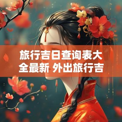 旅行吉日查询表大全最新 外出旅行吉日大全最新