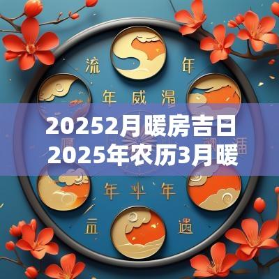 20252月暖房吉日 2025年农历3月暖房哪个日期好