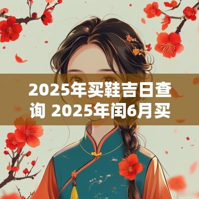 2025年买鞋吉日查询 2025年闰6月买鞋