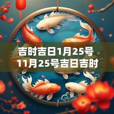 吉时吉日1月25号 11月25号吉日吉时