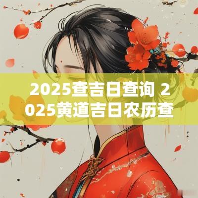 2025查吉日查询 2025黄道吉日农历查询表