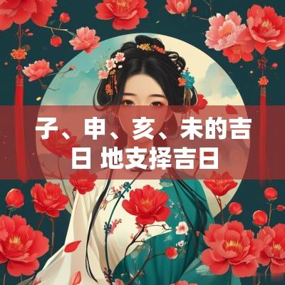 子、申、亥、未的吉日 地支择吉日
