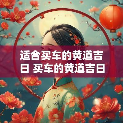 适合买车的黄道吉日 买车的黄道吉日2025