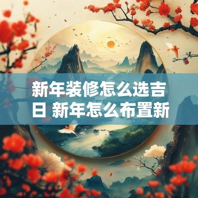 新年装修怎么选吉日 新年怎么布置新家