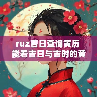 ruz吉日查询黄历 能看吉日与吉时的黄历书
