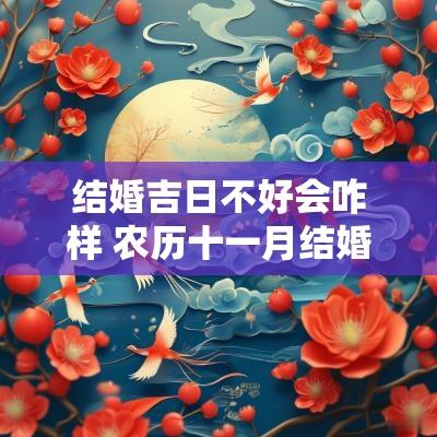 结婚吉日不好会咋样 农历十一月结婚吉日