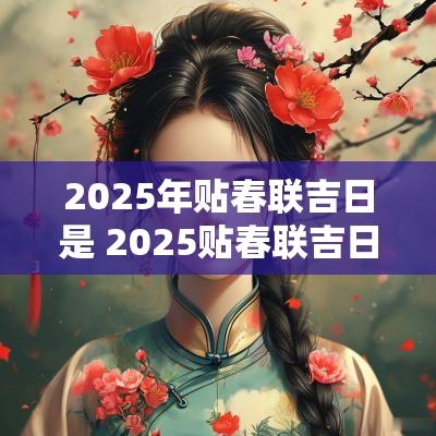 2025年贴春联吉日是 2025贴春联吉日吉时