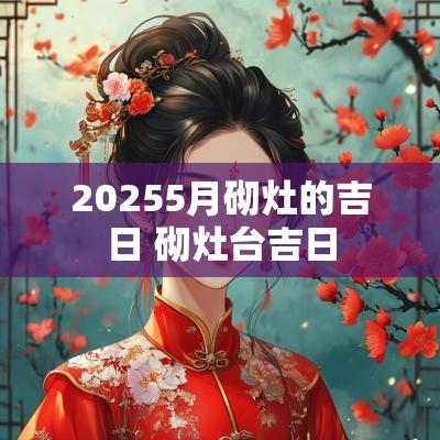 20255月砌灶的吉日 砌灶台吉日
