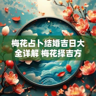 梅花占卜结婚吉日大全详解 梅花择吉方法