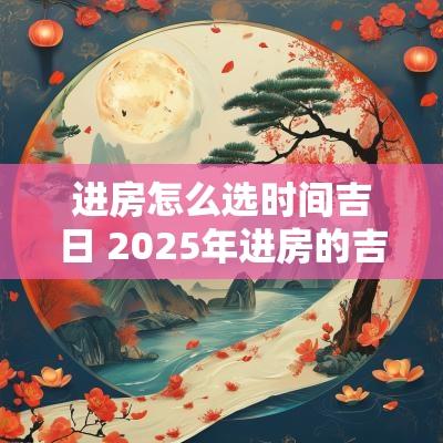 进房怎么选时间吉日 2025年进房的吉日