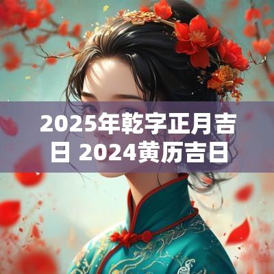 2025年乾字正月吉日 2025黄历吉日