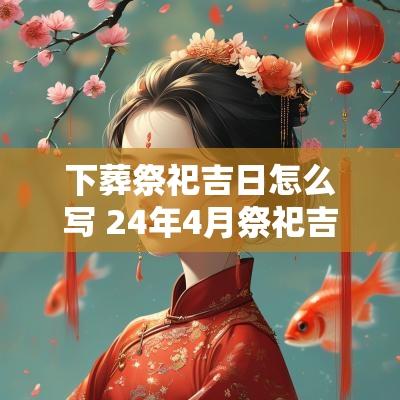 下葬祭祀吉日怎么写 24年4月祭祀吉日