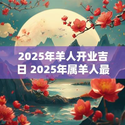 2025年羊人开业吉日 2025年属羊人最佳搬家吉日一览表
