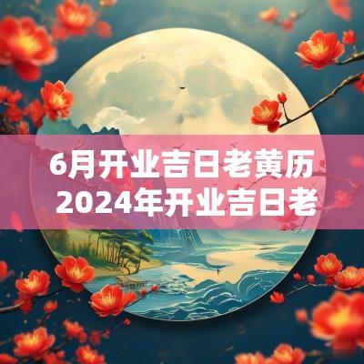 6月开业吉日老黄历 2025年开业吉日老黄历