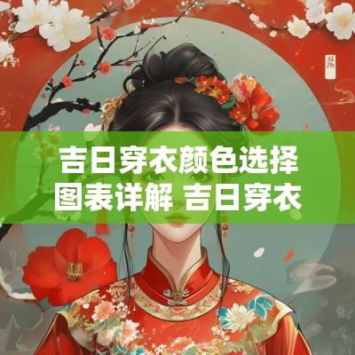 吉日穿衣颜色选择图表详解 吉日穿衣颜色有讲究吗