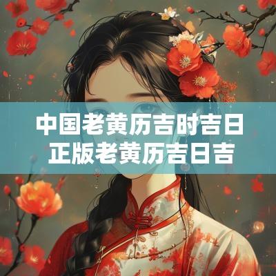 中国老黄历吉时吉日 正版老黄历吉日吉时