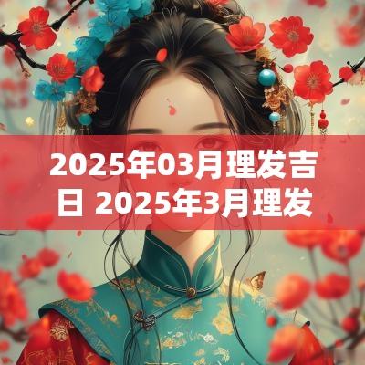 2025年03月理发吉日 2025年3月理发黄道吉日查询