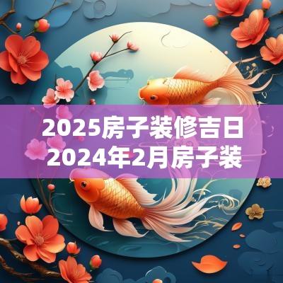 2025房子装修吉日 2025年2月房子装修吉日