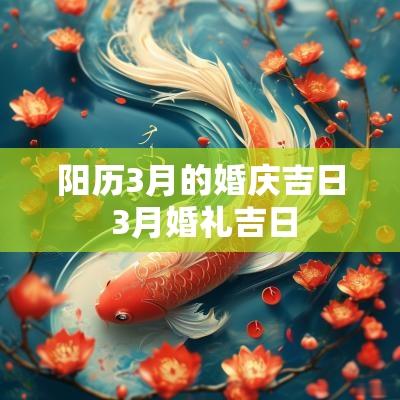阳历3月的婚庆吉日 3月婚礼吉日