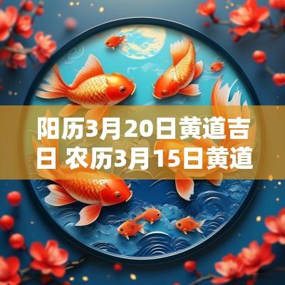 阳历3月20日黄道吉日 农历3月15日黄道吉日