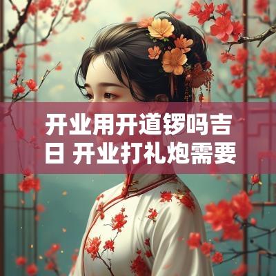 开业用开道锣吗吉日 开业打礼炮需要讲究时辰吗