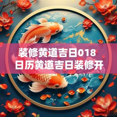 装修黄道吉日018 日历黄道吉日装修开工