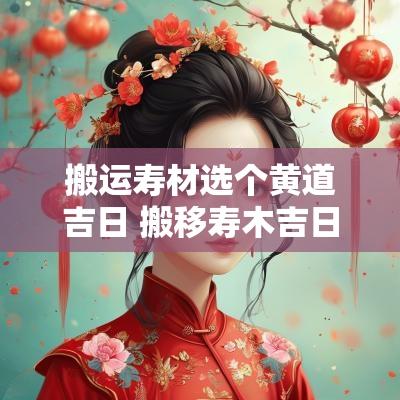 搬运寿材选个黄道吉日 搬移寿木吉日吉时查询