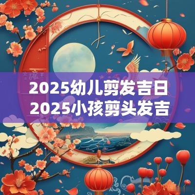 2025幼儿剪发吉日 2025小孩剪头发吉日