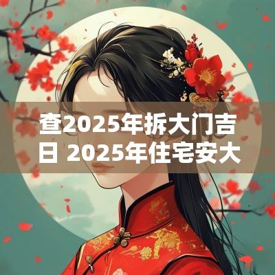 查2025年拆大门吉日 2025年住宅安大门吉日 查2025年拆大门吉日 2025年住宅安大门吉日