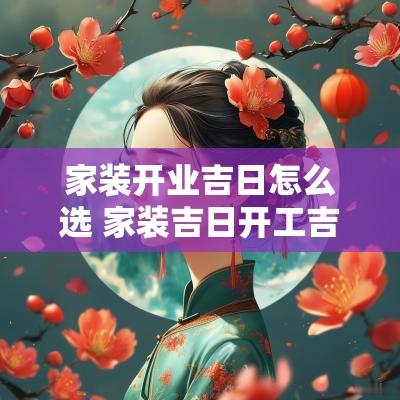 家装开业吉日怎么选 家装吉日开工吉祥话