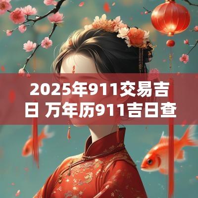 2025年911交易吉日 万年历911吉日查询