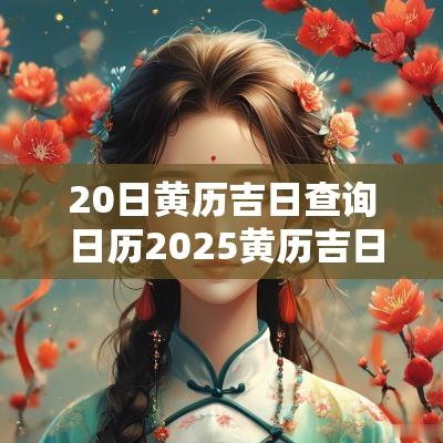 20日黄历吉日查询 日历2025黄历吉日查询