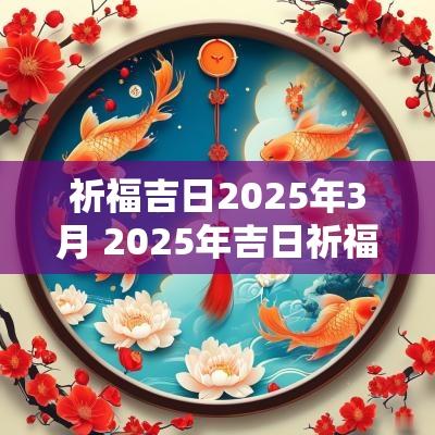 祈福吉日2025年3月 2025年吉日祈福查询