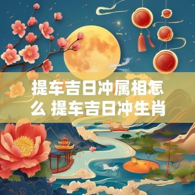 提车吉日冲属相怎么 提车吉日冲生肖怎么化解