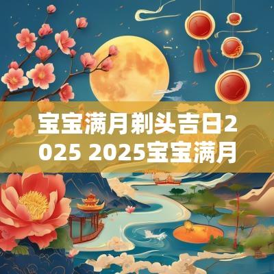 宝宝满月剃头吉日2025 2025宝宝满月剃头吉日