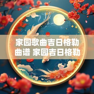 家园歌曲吉日格勒曲谱 家园吉日格勒演唱简谱教学