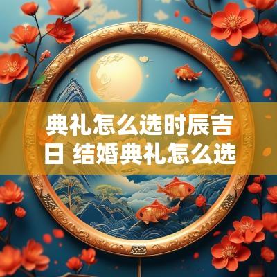 典礼怎么选时辰吉日 结婚典礼怎么选吉时