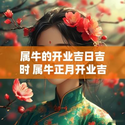 属牛的开业吉日吉时 属牛正月开业吉日查询表