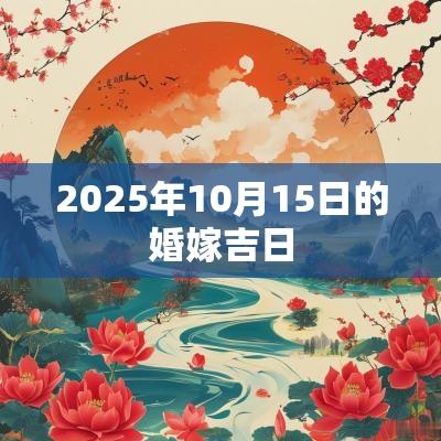 2025年10月15日的婚嫁吉日