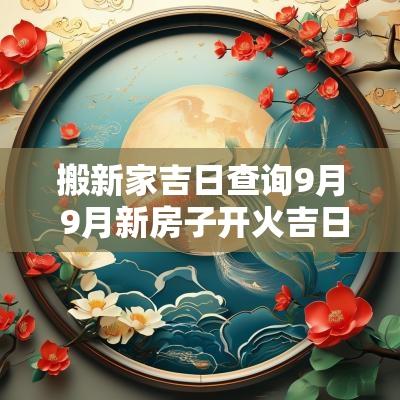 搬新家吉日查询9月 9月新房子开火吉日