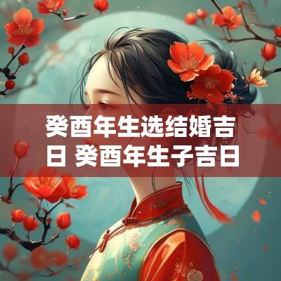 癸酉年生选结婚吉日 癸酉年生子吉日查询表
