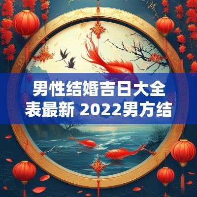 男性结婚吉日大全表最新 2025男方结婚最佳黄道吉日一览表