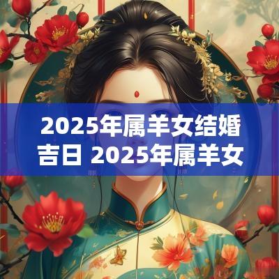 2025年属羊女结婚吉日 2025年属羊女结婚月份