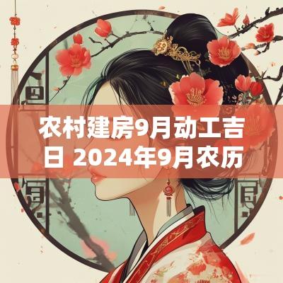 农村建房9月动工吉日 2025年9月农历装修动工吉日